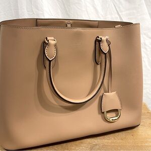 Ralph Lauren women’s cream leather bag. Comes with strap. Brand new.
